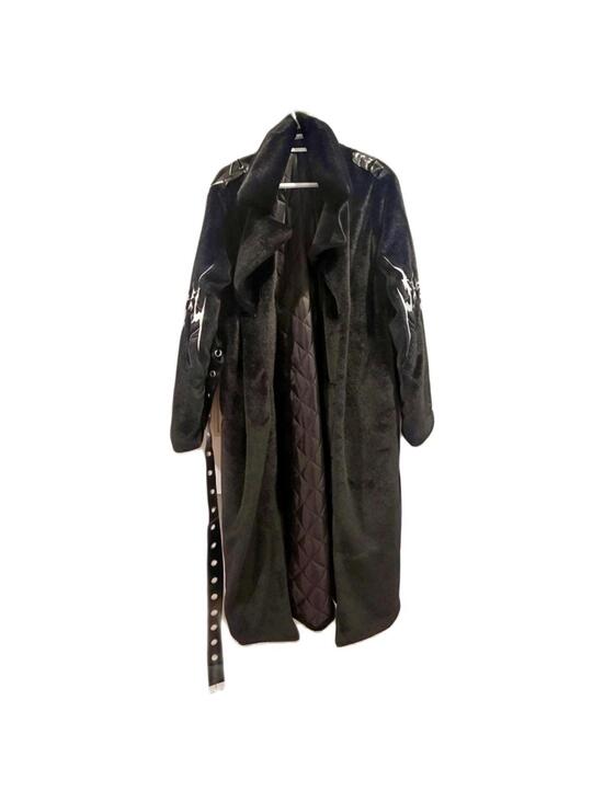 Dolls Kill Jackets & Blazers - ✨️Widow Nocturnal Nirvana Faux Fur Duster by Dollskill 🦇